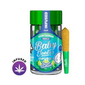Sour Tsunami - Baby Jeeter - Infused Pre Roll - 5pk - 2.5g Strain | Jeeter