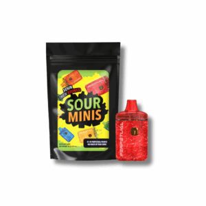 Sour Red Berry - Sour Minis All-in-one Vape | 1g Strain | PERPETUAL
