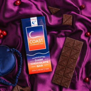 Dark Chocolate Cranberry | Sleep | 300mg THC:CBD:CBN Strain | Coast Cannabis