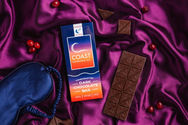 Dark Chocolate Cranberry | Sleep | 300mg THC:CBD:CBN Strain | Coast Cannabis