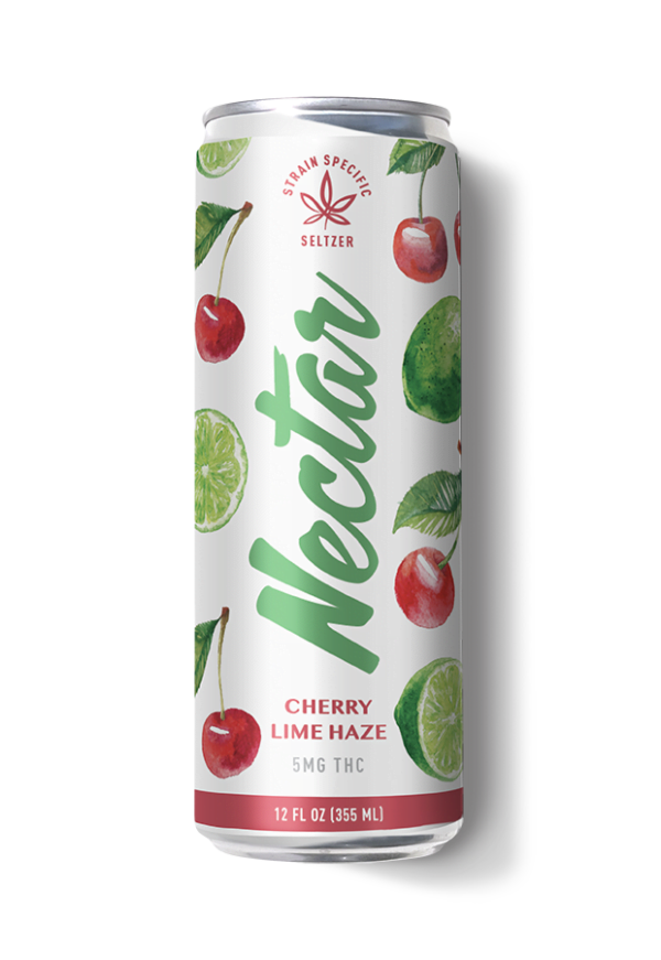 Cherry Lime Haze Seltzer | 5mg Strain | Nectar