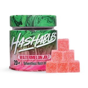 Watermelon Jolt | Hash Gummies | 100mg Strain | Hashables