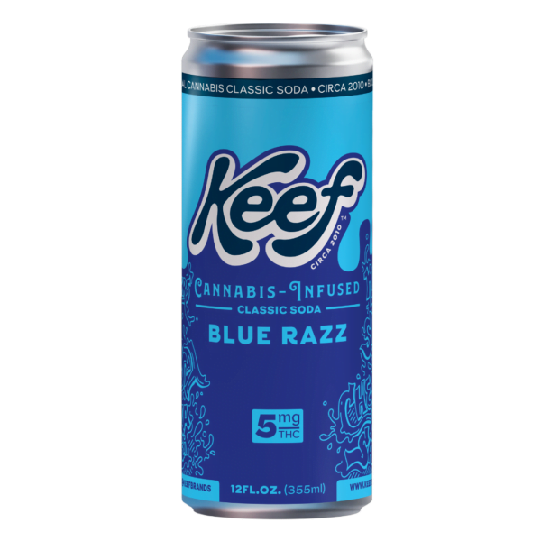 Blue Razz | Infused Soda | 5mg Strain | Keef Soda