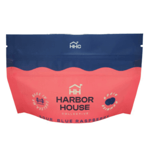 Sour Blue Raspberry | Hash Rosin Gummy | 100mg Strain | Harbor House Collective