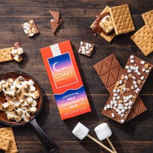 S'mores | Milk Chocolate Bar | 100MG THC Strain | Coast Cannabis