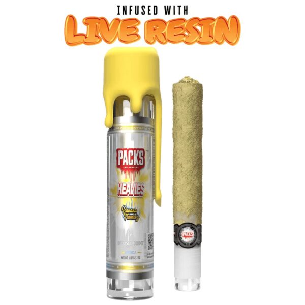 Banana Flambe | Infused Pre Roll | 2.5g Strain | PACKS
