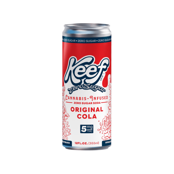 Original Cola Zero Sugar | Infused Soda | 5mg Strain | Keef Soda