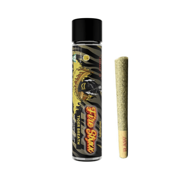 Tigers Breath | Infused | Pre Roll | 1g Strain | Fire Styxx