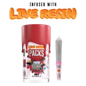 Black Cherry Gelato | Mini Burst | Pre Roll | 5pk | 2.5g Strain | PACKS