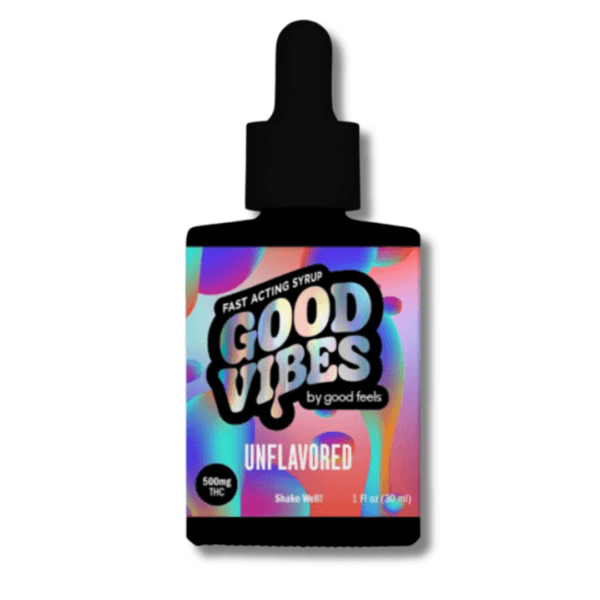 Flavorless | THC Syrup Tincture | 500mg THC Strain | Good Vibes