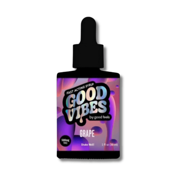 Grape | THC Syrup Tincture | 500mg THC Strain | Good Vibes