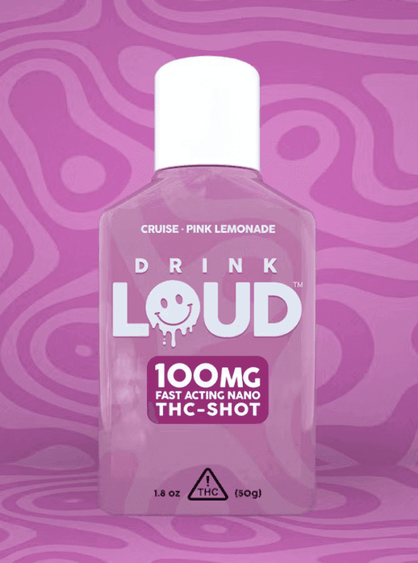 Pink Lemonade | THC Shot | 100mg Strain | Drink Loud