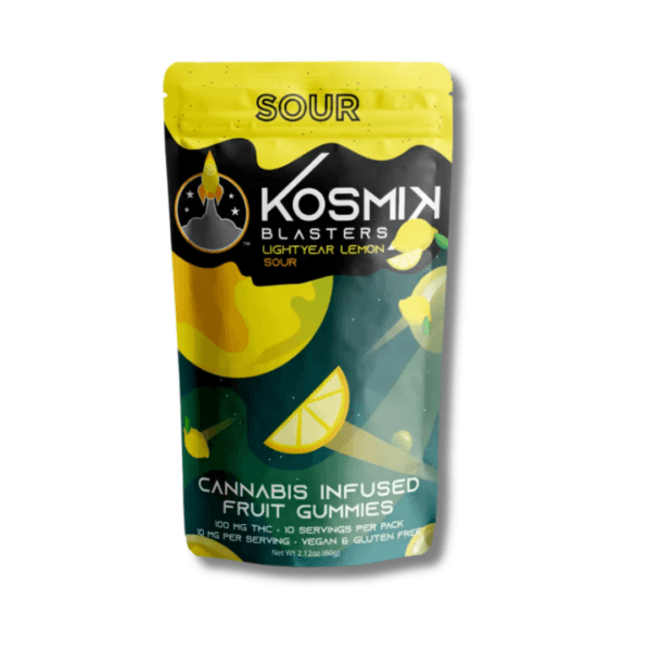 Sour Lightyear Lemonade | Vegan Gummy | 100mg Strain | Kosmik