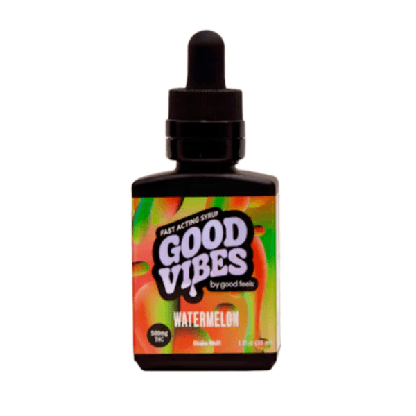 Watermelon | THC Syrup Tincture | 500mg THC Strain | Good Vibes