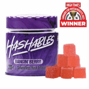 Bangin Berry | Hash Gummies | 100mg Strain | Hashables