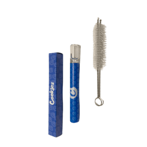 Chillum with brush | Assorted Colors Strain | Glass