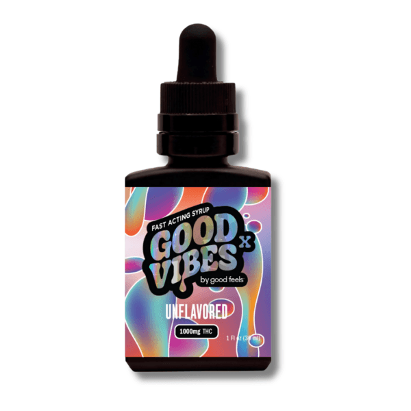 Flavorless | THC SyrupTincture | 1000mg THC Strain | Good Vibes