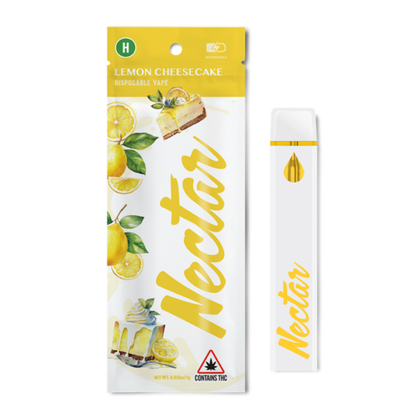 Lemon Cheesecake | Disposable Vape | 1g Strain | Nectar