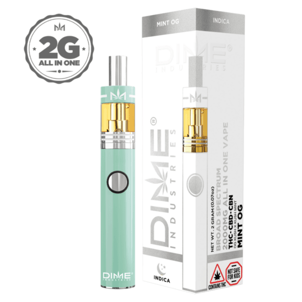 Mint OG | Disposable Vape | 2g Strain | DIME