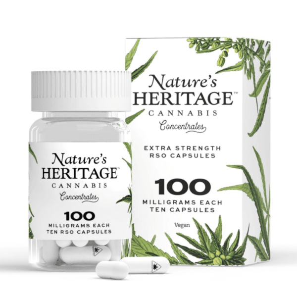 RSO | Capsules | 100mg Strain | Natures Heritage