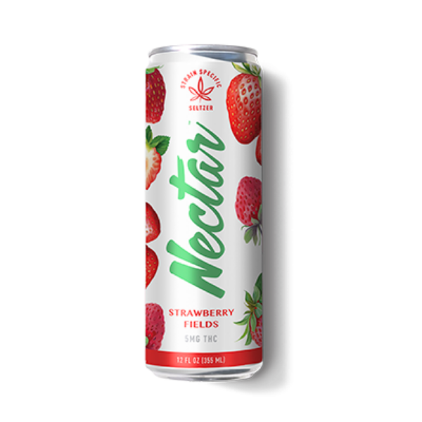 Strawberry Fields | Seltzer | 5mg Strain | Nectar