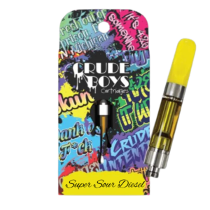 Super Sour Diesel | Vape Cart | 1g Strain | Crude Boys