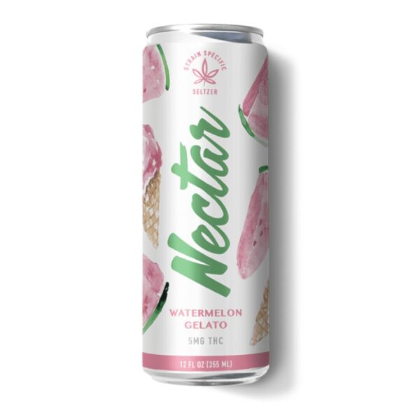 Watermelon Gelato Seltzer | 5mg Strain | Nectar
