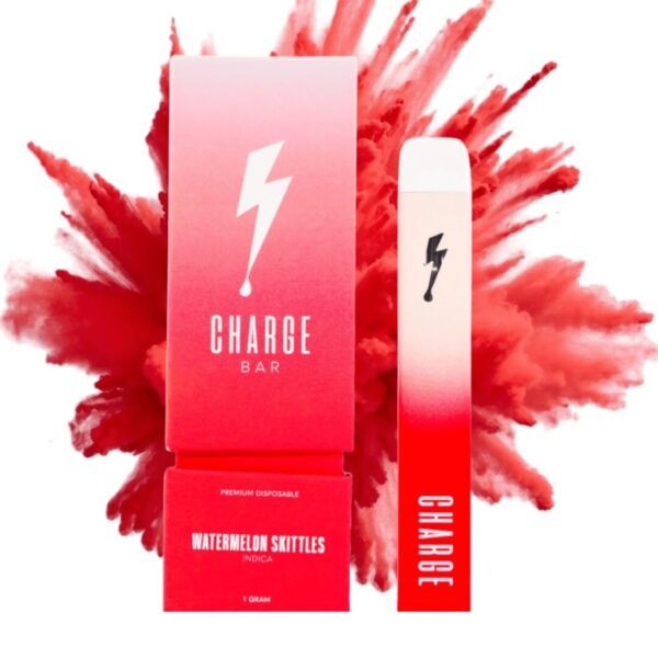 Watermelon Zkittlez | Disposable Vape | 1g Strain | Charge Bar
