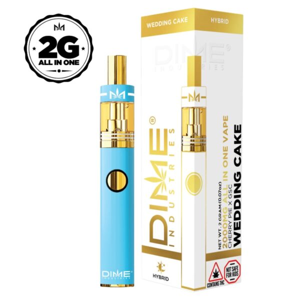 Wedding Cake | Disposable Vape | 2g Strain | DIME Industries