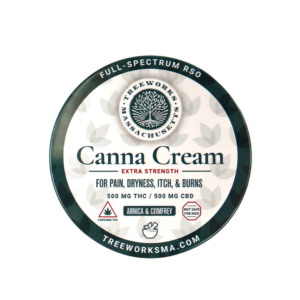 Canna Cream | 1:1 | Full-Spectrum RSO Topical | 500mg THC : 500mg CBD Strain | Treeworks