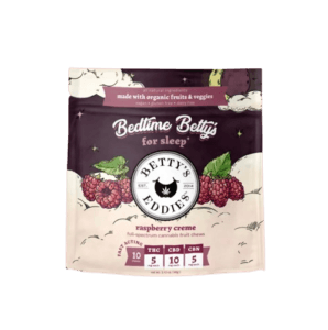 Raspberry Creme | Bedtime Betty's | 50mg THC :100mg CBD : 50mg CBN Strain | Bettys Eddies