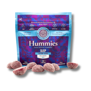 Wild Berry Hummies | Hash Rosin Gummies for Sleep | 100mg Strain | Treeworks