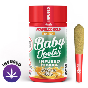 Acapulco Gold | Baby Jeeter | Infused | Pre Roll | 2.5g Strain | Jeeter