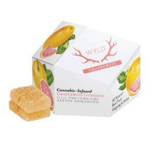 Grapefruit | Gummies | 1:1:1 | THC:CBG:CBC | 300mg Strain | Wyld