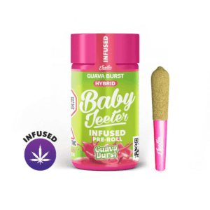 Guava Burst - baby Jeeter - Infused Pre Roll - 2.5g Strain | Jeeter