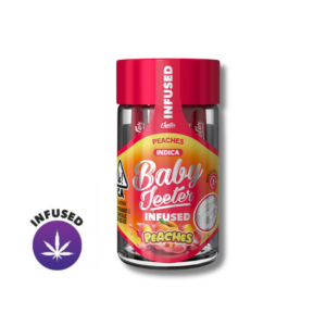 Peaches - Baby Jeeter - Infused Pre Roll - 5pk - 2.5g Strain | Jeeter