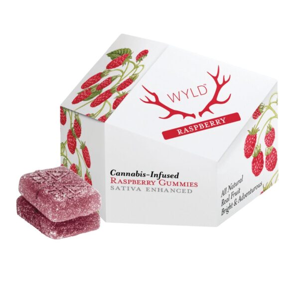 Raspberry | Gummies | 100mg Strain | Wyld