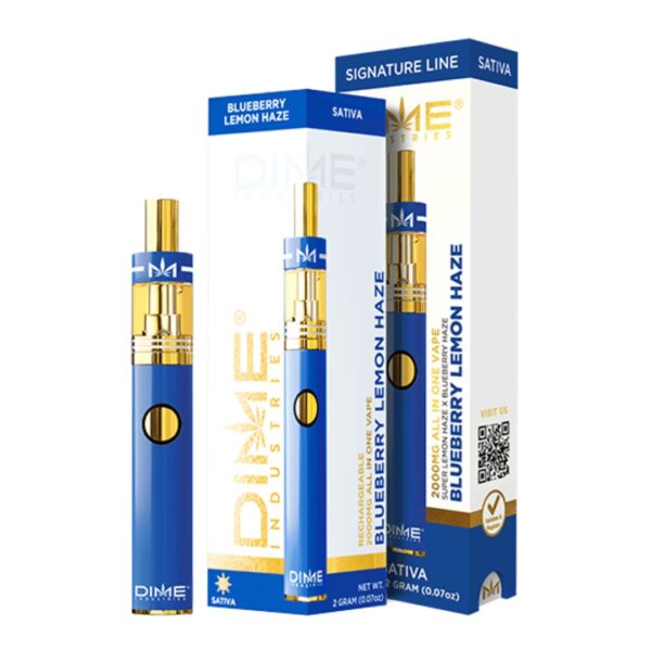 Blueberry Lemon Haze - Disposable Vape - 2g Strain | DIME