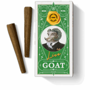 Lemon Cherry Gelato | INFUSED BLUNT | 2pk | 1.2g Strain | GOAT