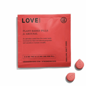 Love | Drops for Arousal | 2ct | 1:1 | 5mg THC | 5mg CBD Strain | 1906