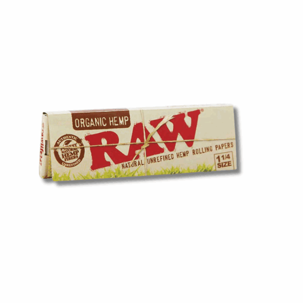 Raw rolling Papers - Organic Hemp - 1 1/4 Strain | RAW