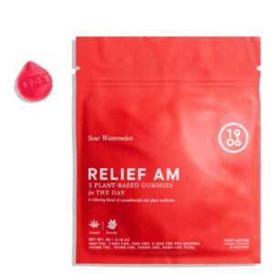 Sour Watermelon Gummies - Pain Relief AM - 100mg Strain | 1906