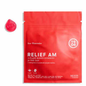 Sour Watermelon Gummies - Relief AM - 100mg Strain | 1906