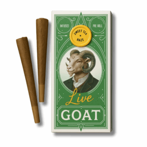 Sweet Tea Haze - Live Resin Infused Blunt - 2pk - 1.2g Strain | GOAT