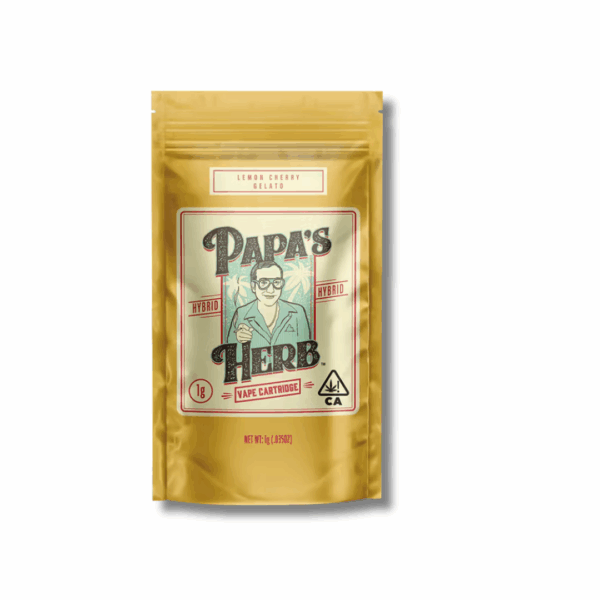 Lemon Cherry Gelato - Vape Cartridge - 1g Strain | Papas Herb