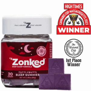 Tutti Frutti | Sleep Gummies | THC:CBD:CBN: Melatonin | 360mg Strain | Zonked