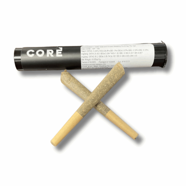 Wedding Pie - 2pk - Diamond Infused Pre Roll - 1g Strain | Core
