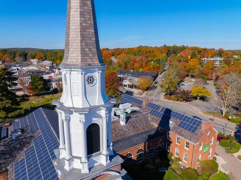 | rolling releaf wellesley weed dispensary: aerial photo
