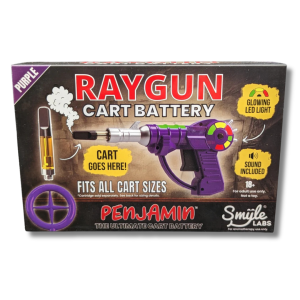 Ray Gun | 510 Vape Battery | Purple Strain | Penjamin