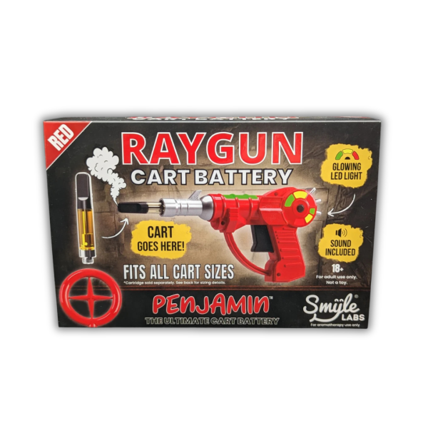 Ray Gun | 510 Vape Battery | Red Strain | Smyle Labs